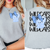 Wildcats Basketball Net Bow DTF Print