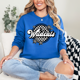 Wildcats Checker Mascot DTF Print