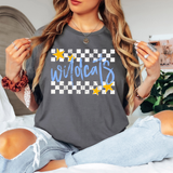 Wildcats Checker Star DTF Print