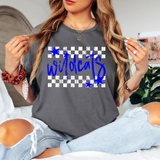 Wildcats Checker Star DTF Print