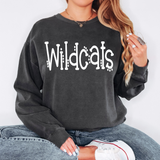 Wildcats Dotted Doodle DTF Print