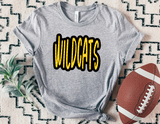 Dot Doodle Wildcats DTF Print