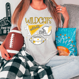 Wildcats Football Retrocollage DTF Print