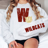 W Wildcats DTF Print