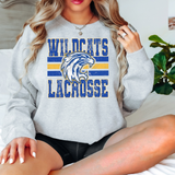 Wildcats Lacrosse Grunge DTF Print