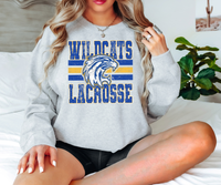 Wildcats Lacrosse Grunge DTF Print