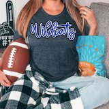 Wildcats Outline DTF Print