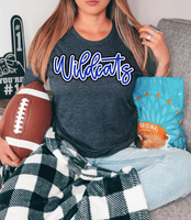 Wildcats Outline DTF Print