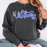Wildcats Outline DTF Print