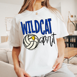 Wildcat Spirit Volleyball DTF Print