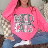 Wildcats Stacked Preppy Coquette DTF Print
