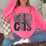 Wildcats Stacked Preppy Coquette DTF Print