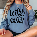 Wildcats Curvy Shadow DTF Print