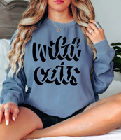 Wildcats Curvy Shadow DTF Print