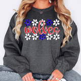 Wolves Daisy Row DTF Print