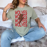 Wolves Baseball Bolt DTF Print