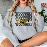 Woodbine Tigers Repeat Sketch DTF Print