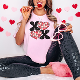 XOXO Disco Heart Valentine DTF Print