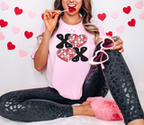 XOXO Disco Heart Valentine DTF Print