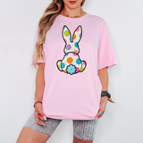Faux Yarn Polkadot Easter Bunny DTF Print