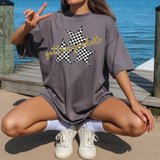 Yellow Jackets Checker Star Trio DTF Print
