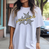 Yellow Jackets Checker Star Trio DTF Print