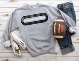 Yellow Jackets Retro Team Oval DTF Print