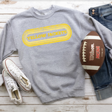 Yellow Jackets Retro Team Oval DTF Print