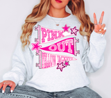 Yellow Jackets Pink Out Pennant Banner DTF Print
