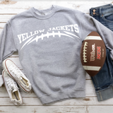 Yellow Jackets Football Arched DTF Print