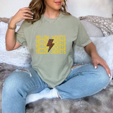 Yellow Jackets Baseball Bolt DTF Print