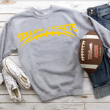 Yellow Jackets Football Arched DTF Print