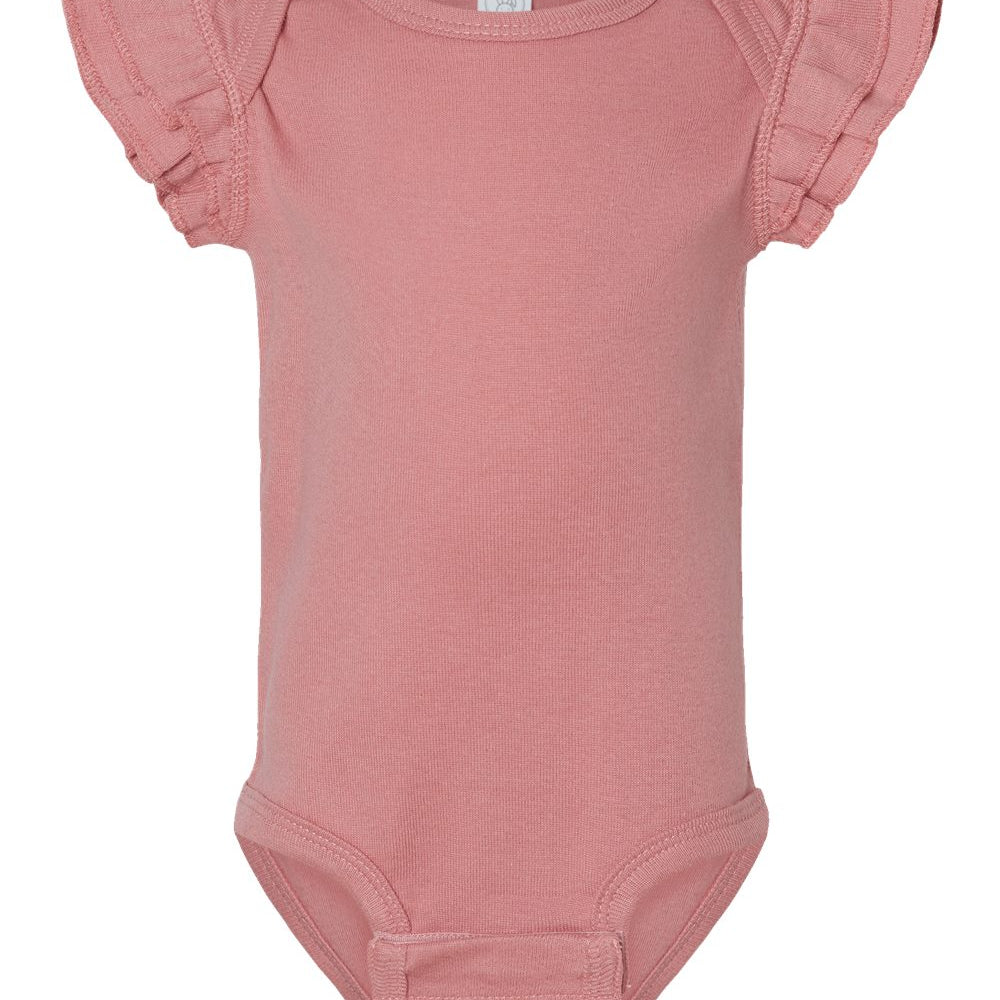 INFANT Rabbit Skins Flutter Sleeve Bodysuit