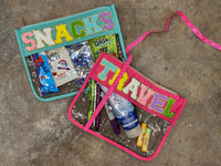 Chenille Patch Travel And Snack Bags