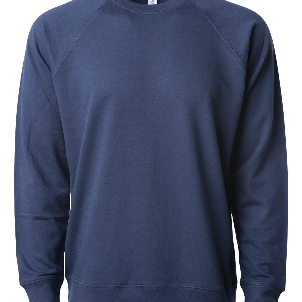Independent Trading Icon Lightweight Loopback Terry Crewneck Sweatshirt