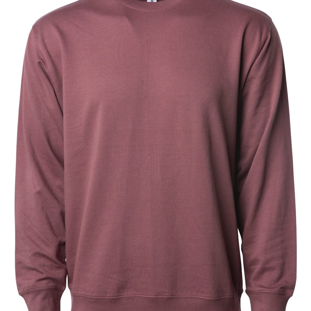 Independent Trading Icon Lightweight Loopback Terry Crewneck Sweatshirt