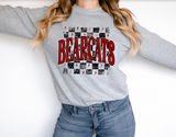 Distressed Bearcats Checker DTF Print