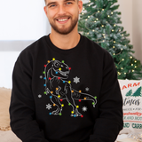 Christmas Dinosaur DTF Print