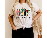 Christmas Movie FRIENDS  Screen Print HIGH HEAT