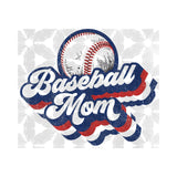 Retro Baseball Mom Sublimation Print