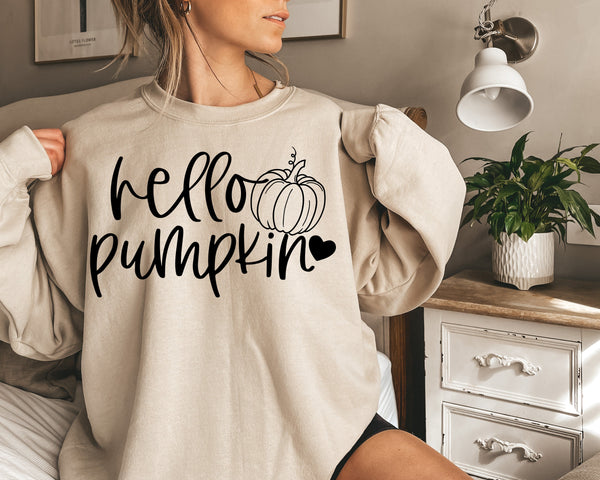 Hello Pumpkin Screen Print LOW HEAT