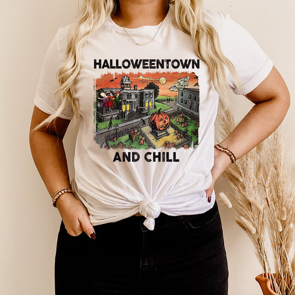 Halloween Town Screen Print HIGH HEAT