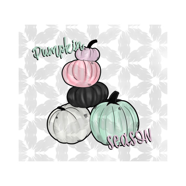 Pumpkin Season Sublimation Print