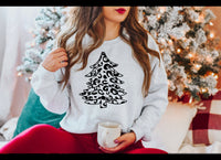 Leopard Christmas Tree Screen Print LOW HEAT