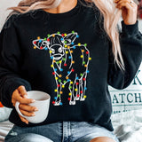 Christmas Cow Screen Print HIGH HEAT