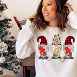 Glitter Christmas Gnomes DTF Print