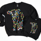 Christmas Cow Screen Print HIGH HEAT