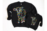 Christmas Cow Screen Print HIGH HEAT