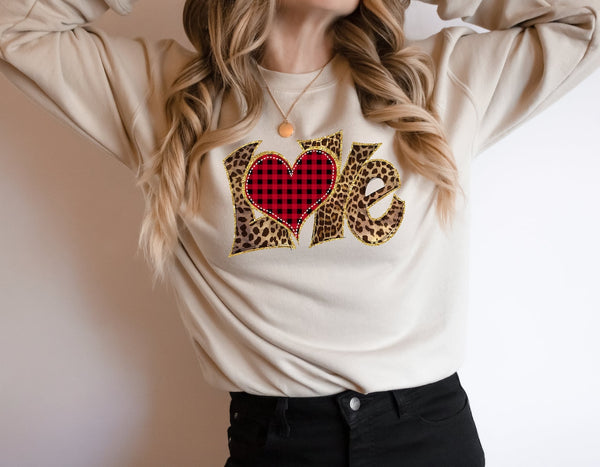 Valentines Leopard Love Screen Print HIGH HEAT