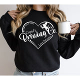 Cupids Brewing Heart DTF Print